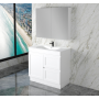 Mia 900 Matte White Free Standing Vanities Cabinet Only